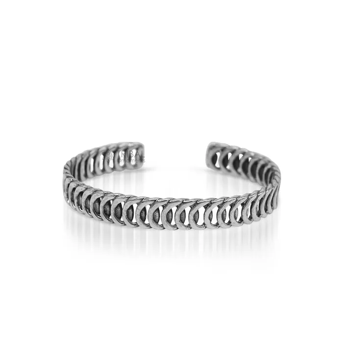 Bracelets Vintage unique design stylish cuff kada adjustable bracelet 925 sterling silver wrist jewelry for boys and girls best gifting cuff108 TRIBAL ORNAMENTS Bracelets Vintage unique design stylish cuff kada adjustable bracelet 925 sterling silver wrist jewelry for boys and girls best gifting cuff108 TRIBAL ORNAMENTS