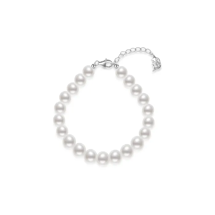 Brilliant Lustre White Freshwater Pearl Bracelet WB00169 Pearly Lustre Bracelets Brilliant Lustre White Freshwater Pearl Bracelet WB00169 Pearly Lustre Bracelets