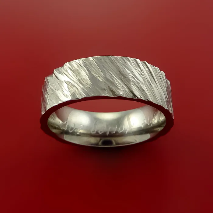 Cobalt Chrome Ring Custom Made Band Lashbrook Rings Cobalt Chrome Ring Custom Made Band Lashbrook Rings