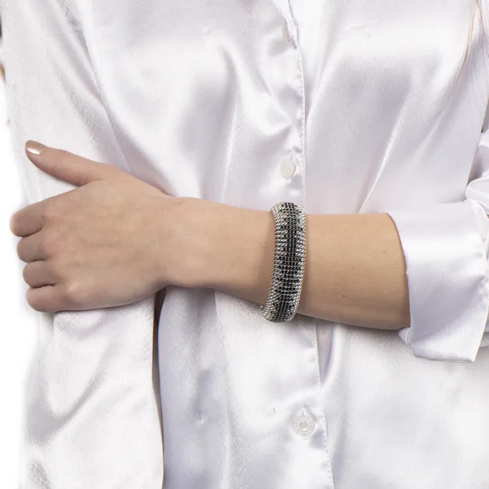 David Yurman Bracelets PreOwned David Yurman Black Spinel Tempo Bracelet