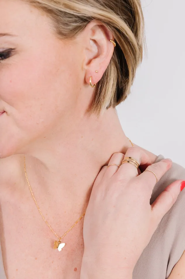 DLUX Earrings 12 mm Huggies