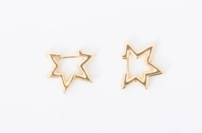 DLUX Earrings Star Huggies