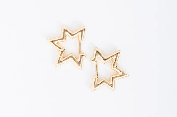 DLUX Earrings Star Huggies