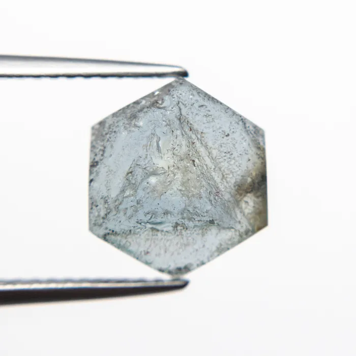 Earrings 416ct 1062x917x397mm Hexagon Slab Sapphire 2222401 Misfit Gems