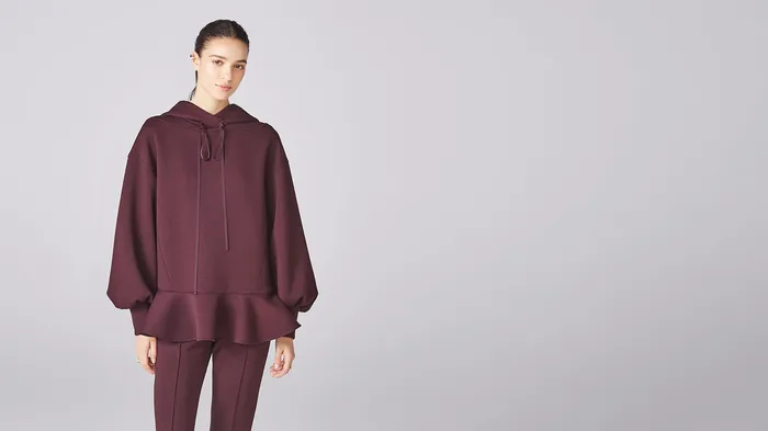 Earrings ADEAM Lounge Top in Mulberry