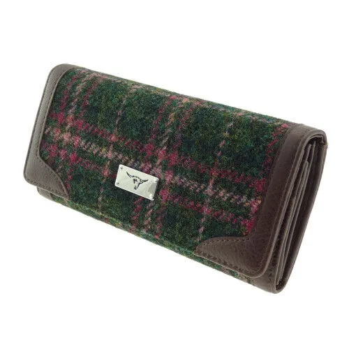 Earrings Glen Appin Harris Tweed Bute Long Purse