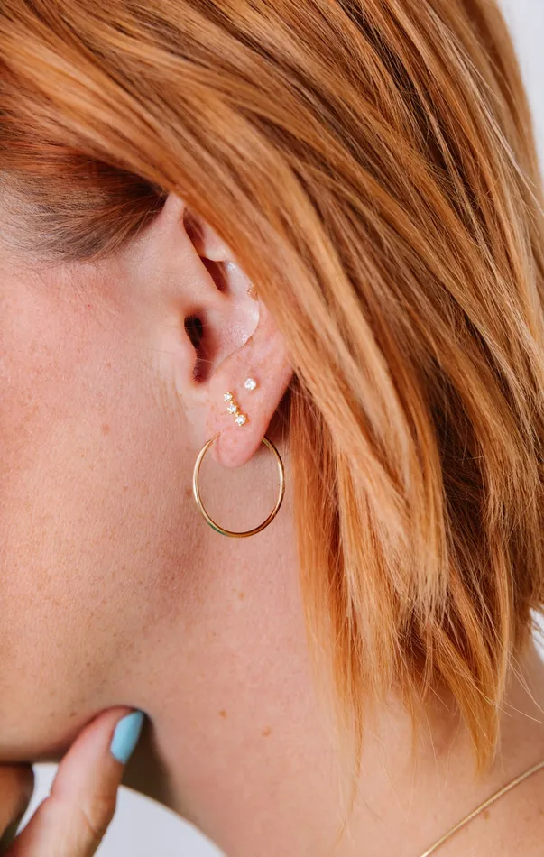 Earrings Halstead 24mm Classic Hoops