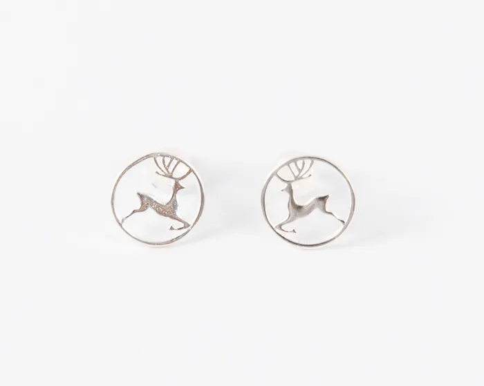 Earrings Halstead Prancer Reindeer Studs
