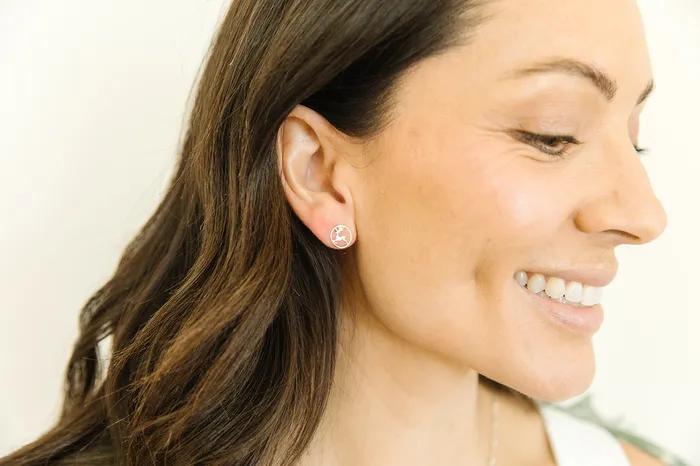 Earrings Halstead Prancer Reindeer Studs