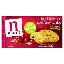 Earrings Nairns Oat Biscuits Mixed Berries 200g Ramsden International