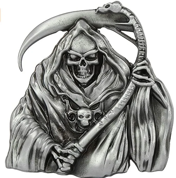 Earrings POLLY BU71 Grim Reaper Belt Buckle