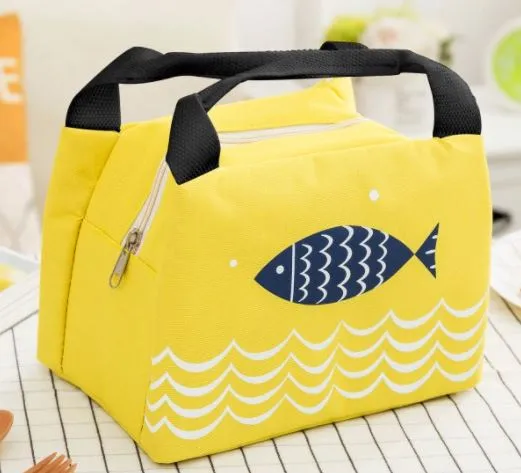 Earrings Polly G02 Yellow Insulated Lunch Tote