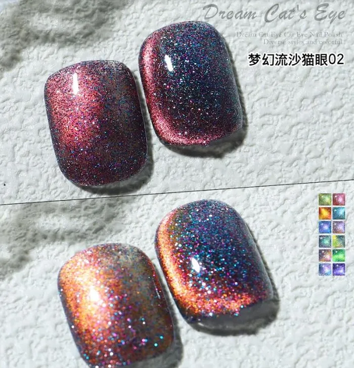 Earrings POLLY NS415 Cat Eye Gel Nail Polish 02