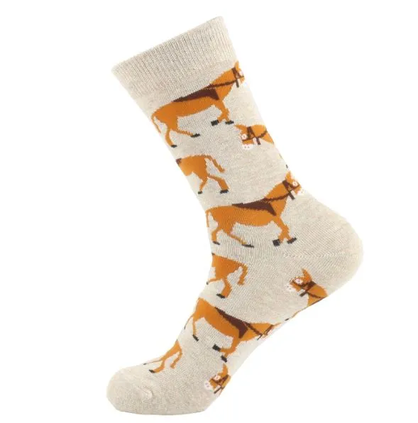 Earrings POLLY SF682 Beige Donkey Socks