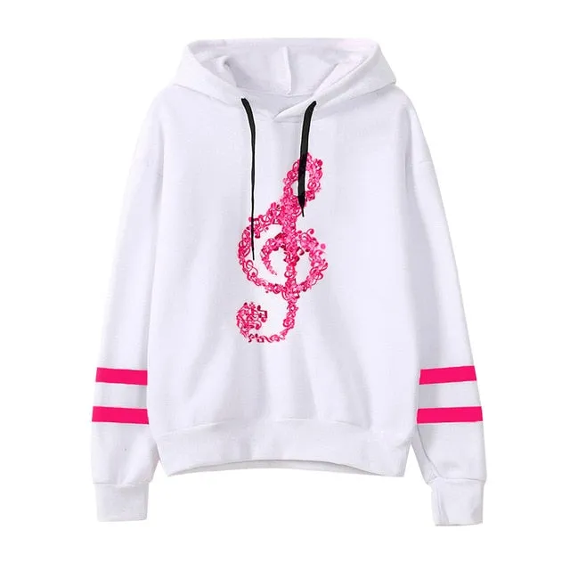 Earrings Reloaded Store Treble Clef Hoodie