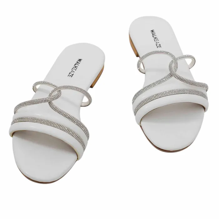 Earrings Women Formal Slippers 40027S Walkeaze