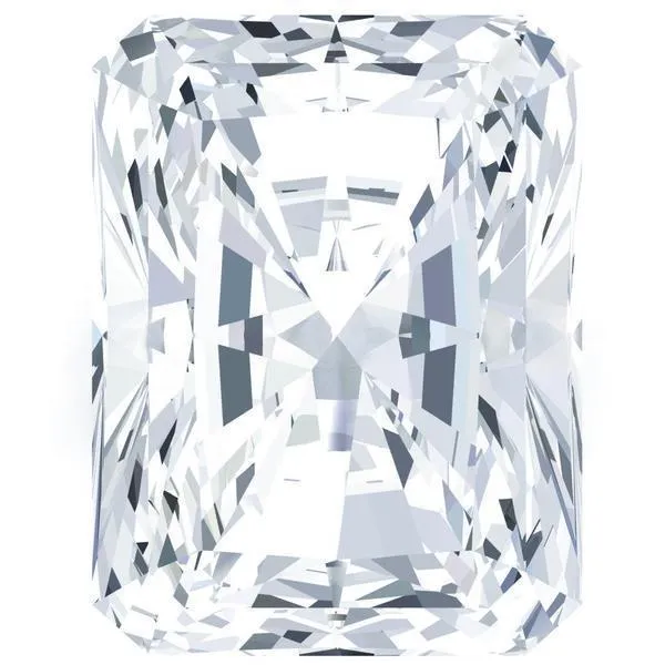 FIRE BRILLIANCE FAB Moissanite Radiant Cut Rings