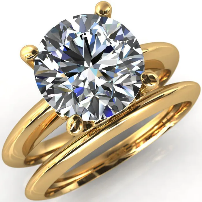 Fire Brilliance Rings Gloria Round Center Stone High Shoulder 4 Prong 4 Surprise Bezel Filigree Engagement Ring