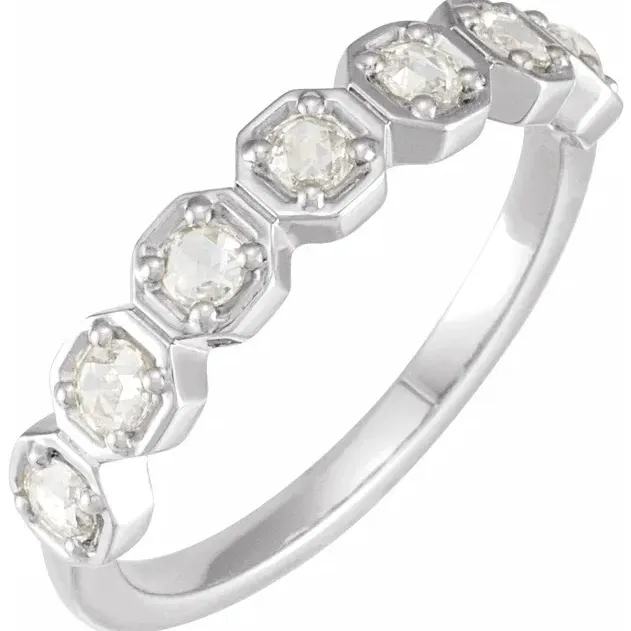 Fire Brilliance Rings Juliette Round Diamond 12 Eternity 15 CTW Anniversary Band