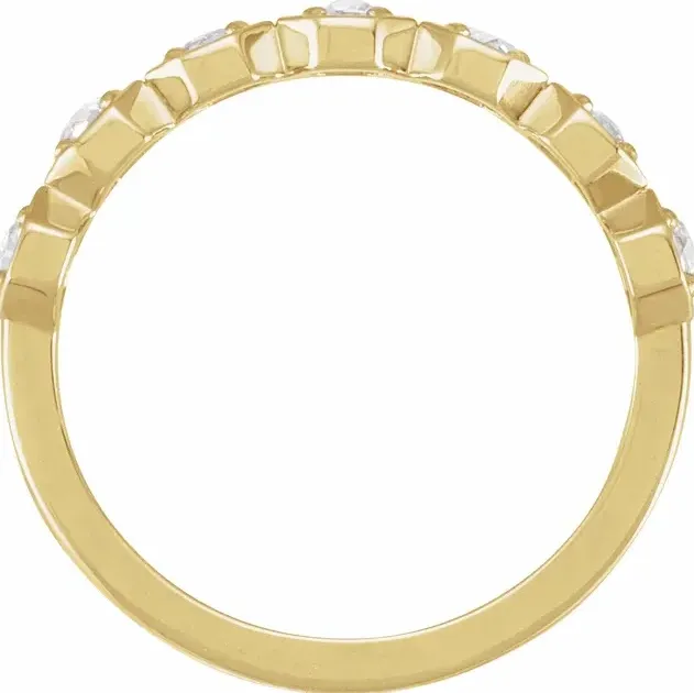 Fire Brilliance Rings Juliette Round Diamond 12 Eternity 15 CTW Anniversary Band