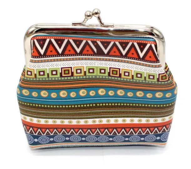 G174 Multi Color Festive Clasp Coin Purse POLLY Necklaces