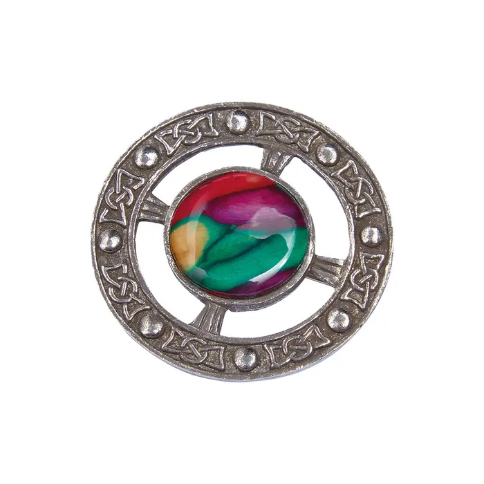 Heathergem Celtic Brooch Charles Buyers Earrings