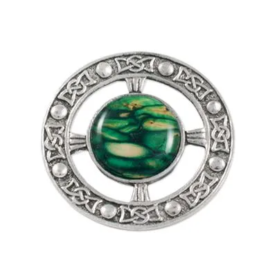 Heathergem Celtic Brooch Charles Buyers Earrings