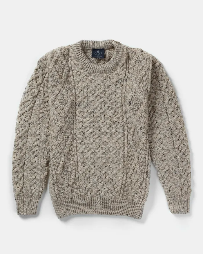 Heritage Aran Wool Sweater Aran Woollen Mills Earrings