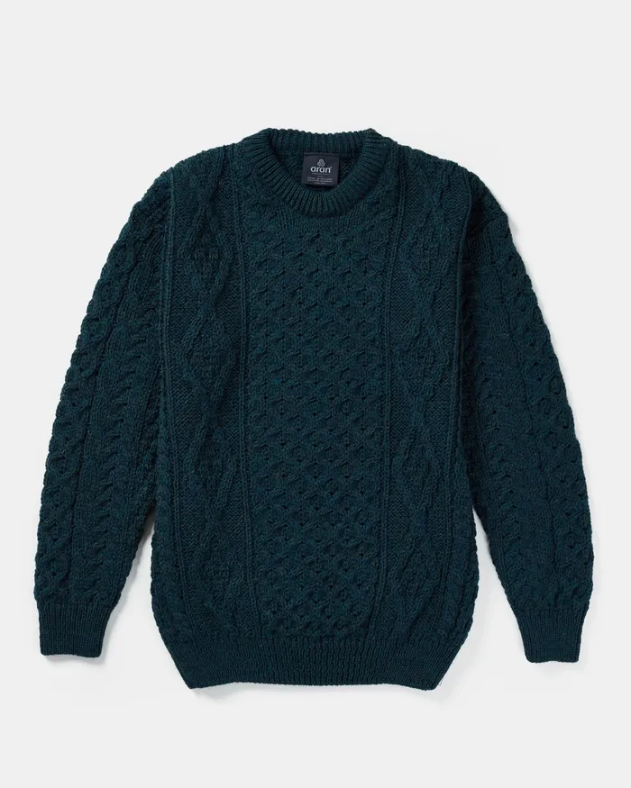 Heritage Aran Wool Sweater Aran Woollen Mills Earrings