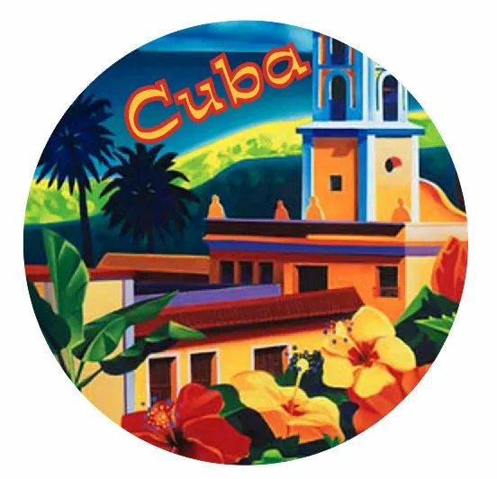Iris Fashion Jewelry Earrings CT16 Cuba Coaster