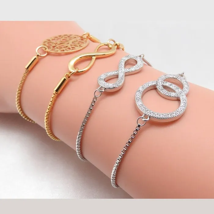 Jewelvers Bracelets 18K GoldFilled Tree Charm Bracelet Jewelvers Bracelets 18K GoldFilled Tree Charm Bracelet