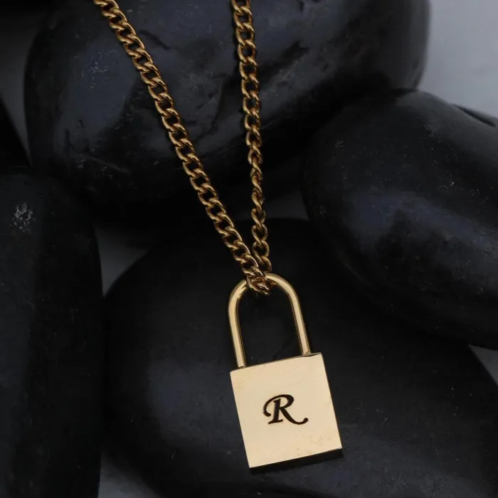 Jewelvers Custom Necklace Personalized Lock Necklace Engraved Necklace Initial Necklace Padlock Necklace Necklaces Jewelvers Custom Necklace Personalized Lock Necklace Engraved Necklace Initial Necklace Padlock Necklace Necklaces