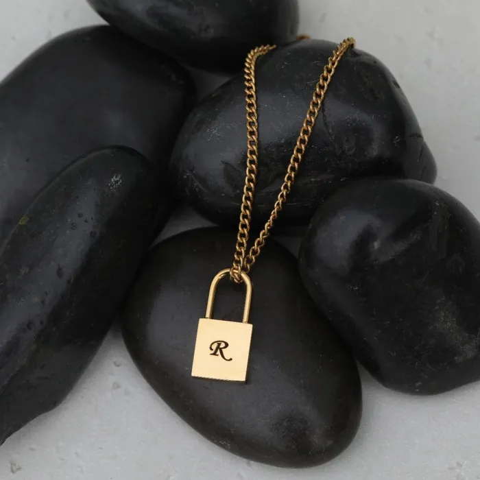 Jewelvers Custom Necklace Personalized Lock Necklace Engraved Necklace Initial Necklace Padlock Necklace Necklaces Jewelvers Custom Necklace Personalized Lock Necklace Engraved Necklace Initial Necklace Padlock Necklace Necklaces