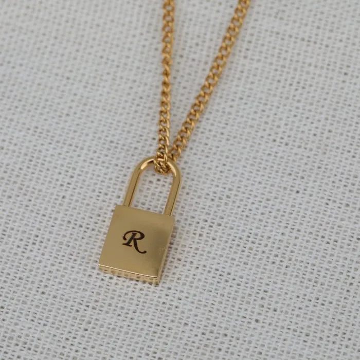 Jewelvers Custom Necklace Personalized Lock Necklace Engraved Necklace Initial Necklace Padlock Necklace Necklaces Jewelvers Custom Necklace Personalized Lock Necklace Engraved Necklace Initial Necklace Padlock Necklace Necklaces