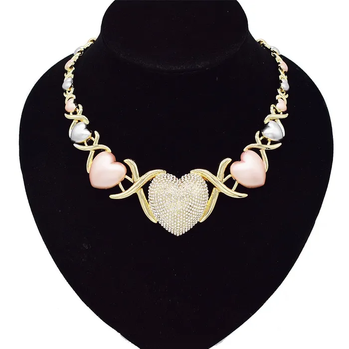 Jewelvers Necklaces XO Heart Necklace Set