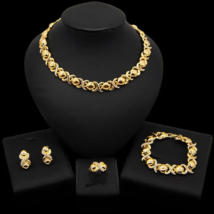Jewelvers PreStyled Sets XO Gold Jewelry Set