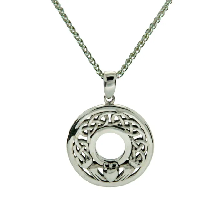 Keith Jack Necklaces Claddagh Pendant Silver