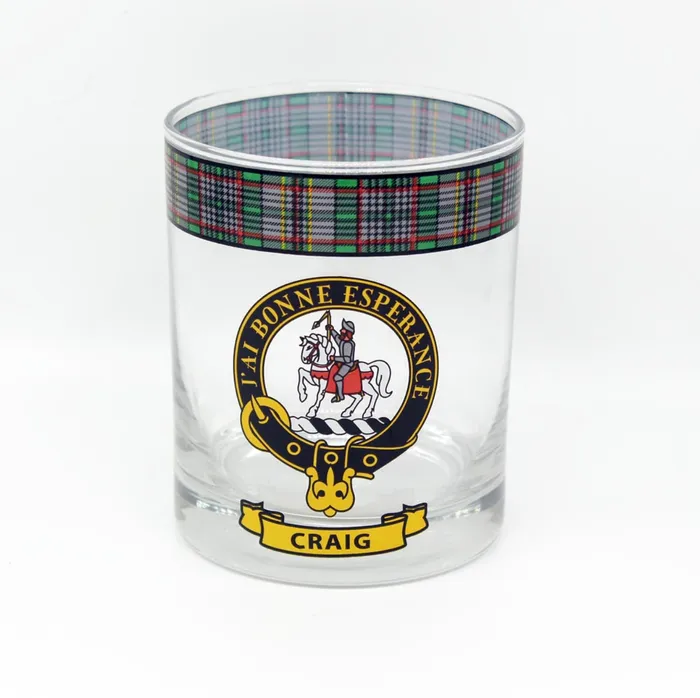 Lang Syne Earrings Clan Whiskey Glass