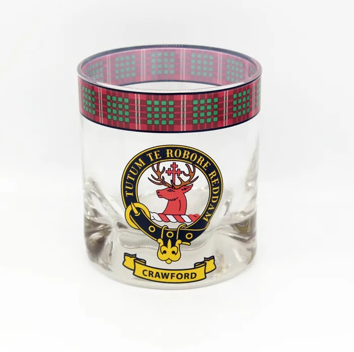 Lang Syne Earrings Clan Whiskey Glass