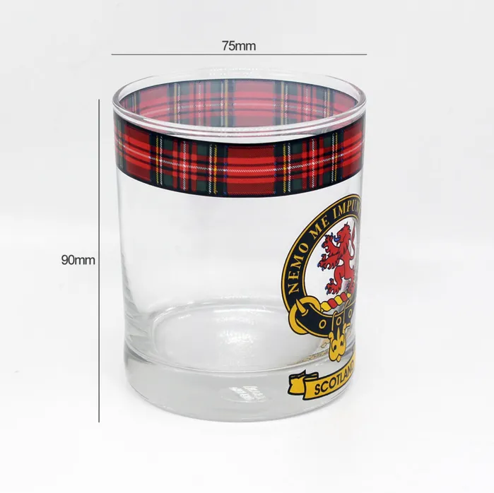 Lang Syne Earrings Clan Whiskey Glass