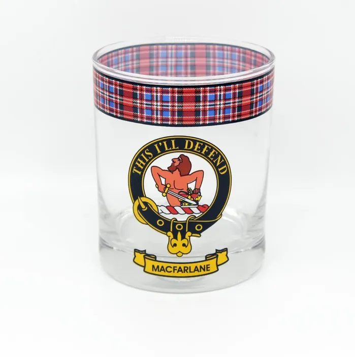 Lang Syne Earrings Clan Whiskey Glass