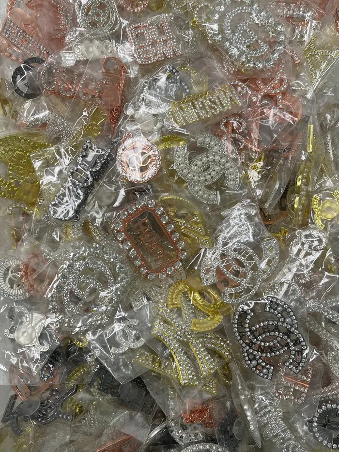 Lux Mixed Croc Jibbitz 10pcs Twisted Moon Jewelry Earrings