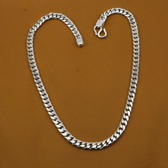 Mens heavy 8mm solid chain stylish design 925 sterling silver handmade heavy necklace solid oxidized chain necklace tribal jewelry nch681 TRIBAL ORNAMENTS Necklaces