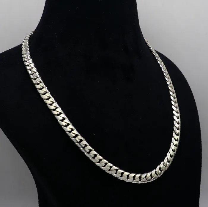 Mens heavy 8mm solid chain stylish design 925 sterling silver handmade heavy necklace solid oxidized chain necklace tribal jewelry nch681 TRIBAL ORNAMENTS Necklaces