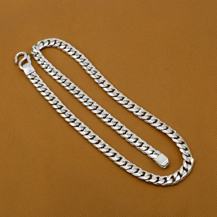 Mens heavy 8mm solid chain stylish design 925 sterling silver handmade heavy necklace solid oxidized chain necklace tribal jewelry nch681 TRIBAL ORNAMENTS Necklaces