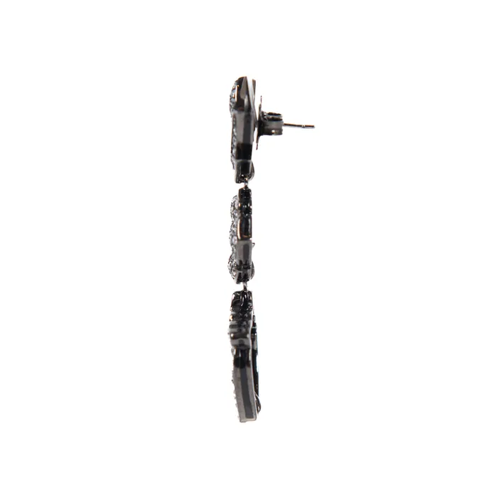 Michael Campbell Earrings PreOwned Michael Campbell Laurenza Crystal Earrings