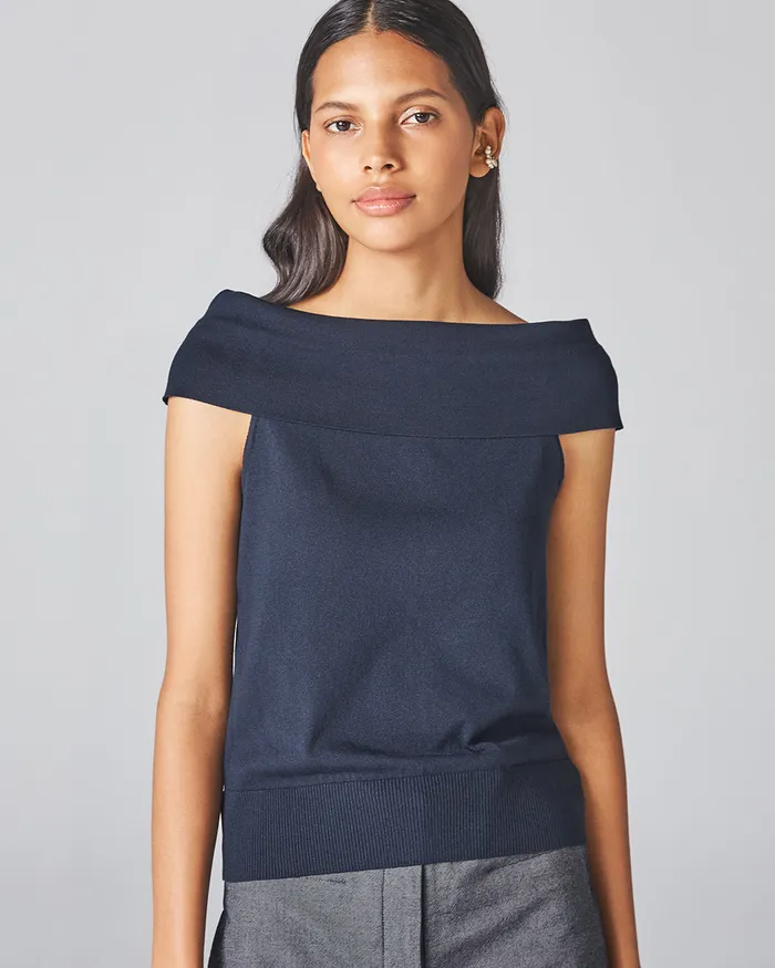 Midnight Sora Knit ADEAM Earrings Midnight Sora Knit ADEAM Earrings