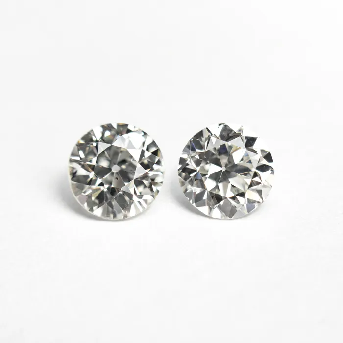 Misfit Diamonds 099cttw 2pc 510x503x302mm 503x498x309mm SI HI Old European Cut Matching Pair 2443902 Rings Misfit Diamonds 099cttw 2pc 510x503x302mm 503x498x309mm SI HI Old European Cut Matching Pair 2443902 Rings