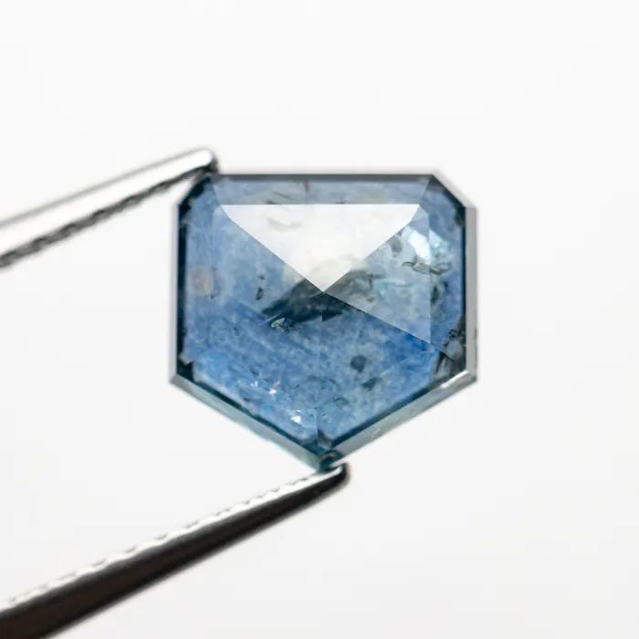 Misfit Gems 267ct 799x804x367mm Shield Rosecut Sapphire 2243452 Earrings