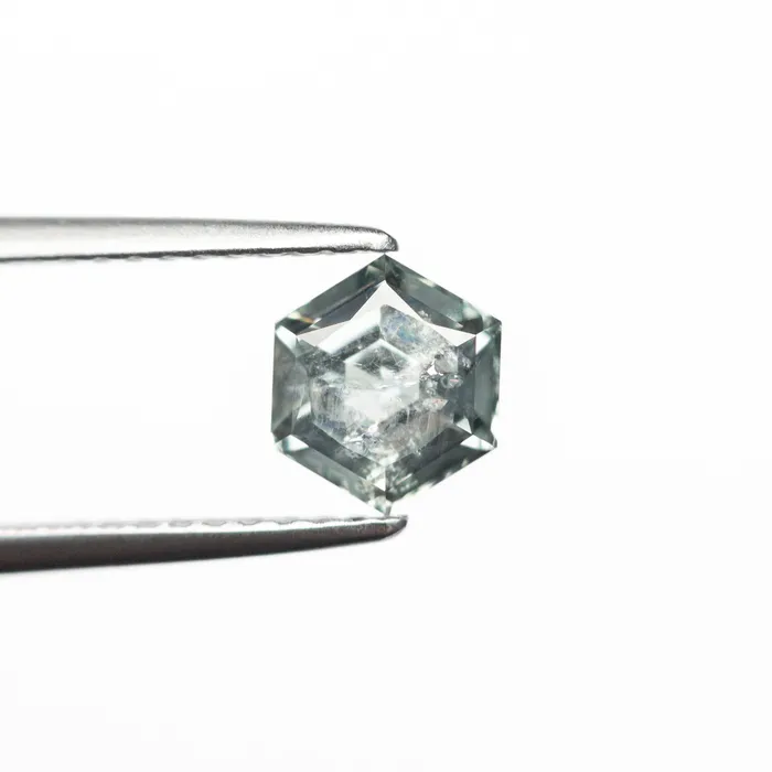 Misfit Gems Earrings 121ct 664x566x392mm Hexagon Brilliant Sapphire 2367016
